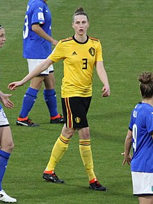 Heleen Jaques, Italija vs Belgija, žene, Ferrara 2018-04-10 05.jpg