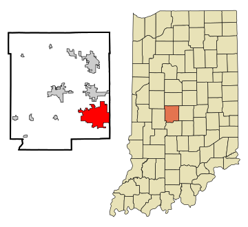 File:Hendricks County Indiana Incorporated and Unincorporated areas Plainfield Highlighted.svg