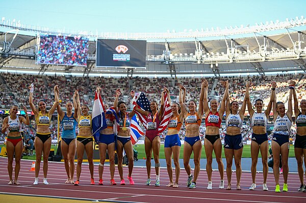 2023 World Athletics Championships day 2 heptathlon finalists