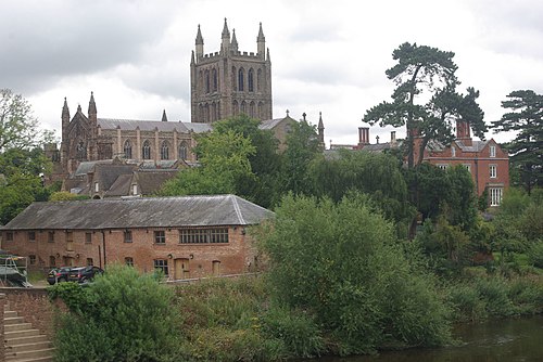 Hereford, the county town of Herefordshire