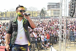 Sitaula Performing During Holi Concert