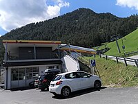 Pedagà-Umlaufbahn, Talstation