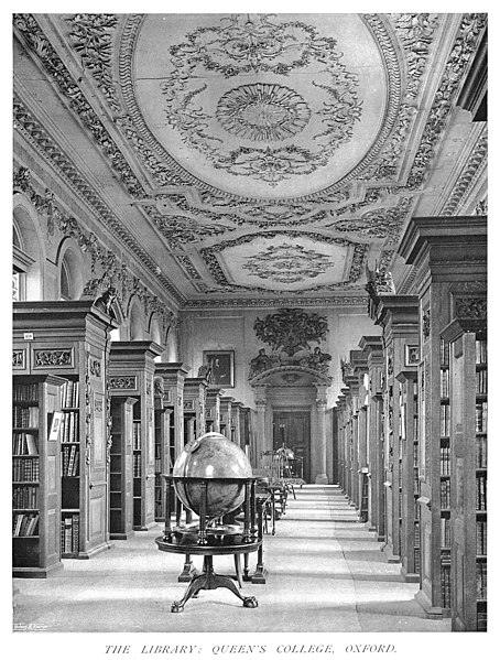 File:In English Homes Vol 3 The library Queen's College Oxford 31295005735708 0025.jpg