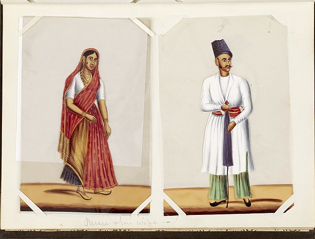Parsis from India, c. 1870