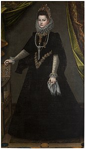 Poltred Isabel Clara Eugenia, 1599