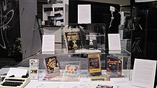 Retail boxes of several Infocom games, on display at the Digital Game Museum Infocom (1979-1986) (6120466941).jpg
