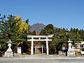 岩木山神社より見た岩木山