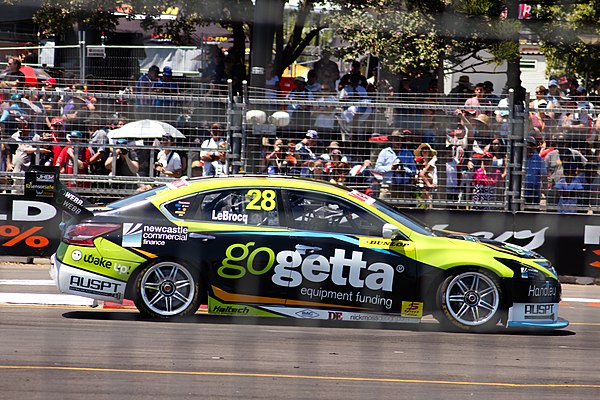 The Nissan Altima (L33) of Jack Le Brocq at the Newcastle Street Circuit for the 2017 Coates Hire Newcastle 500