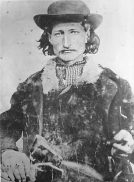 James B. Hickok in the 1860s, during his pre-gunfighter days