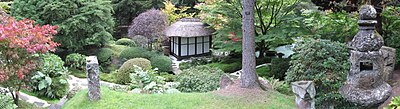 Japanese Garden in the Tatton Park Gardens, England. Japanese Garden, Tatton Park, wide view.jpg