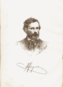 Portrét od Františka Ženíška v Památníku Sokola Pražského (1883)