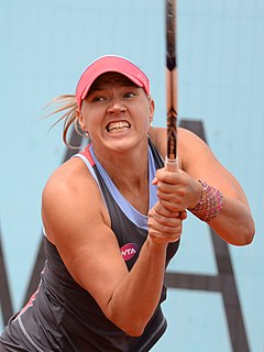 Kaia Kanepi Estonian tennis player