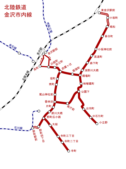 北陸鉄道金沢市内線 Wikiwand