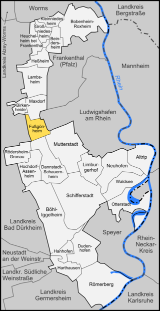 <span class="mw-page-title-main">Fußgönheim</span> Municipality in Rhineland-Palatinate, Germany