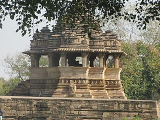 <span class="mw-page-title-main">Nandi Temple, Khajuraho India</span> Hindu temple in Madhya Pradesh, India