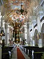 Kościół św. Walentego w Lubiążu, barokowe wnętrze