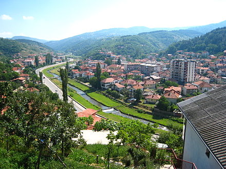 Kriva Palanka and the Kriva River