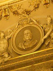Medaillon with image of Emperor Franz Joseph I of Austria