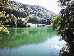 Lac de Saint-Sixte en automne