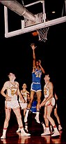 1967 photo of then student Kareem Abdul-Jabbar taken by the students of UCLA