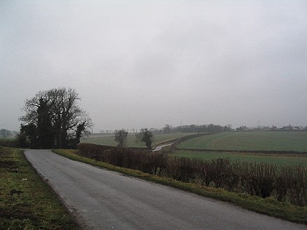 A rural road in Lincolnshire