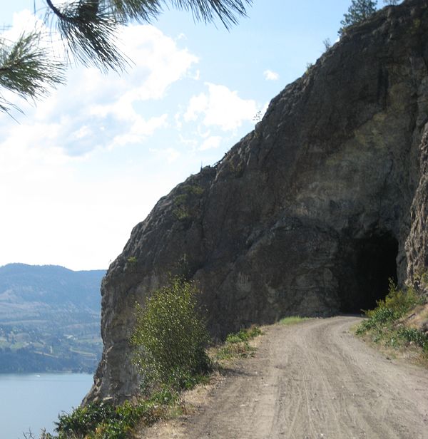 The Little Tunnel above Naramata, July 2009