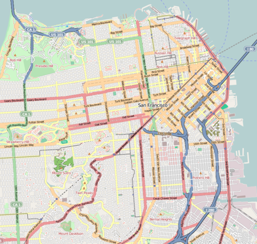 500px Location Map San Francisco Central 