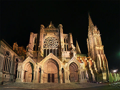 North facade of Chartres Cathedral, Chartres, France (2008)
