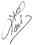 signature de Louis Bertignac