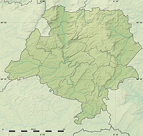 Veja no mapa topográfico do Cantão de Luxemburgo