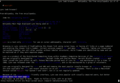 Lynx's Wikipedia article viewed using Lynx