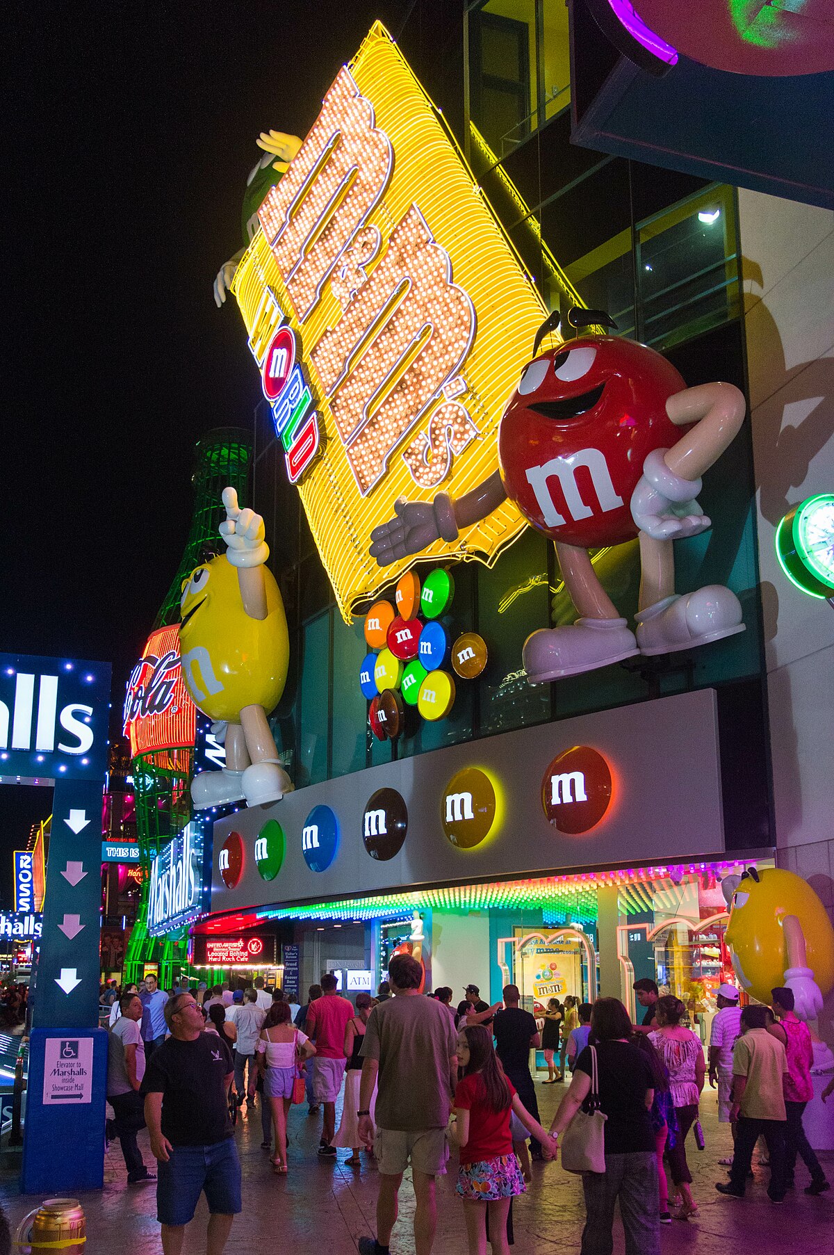 M&M's WORLDS BIGGEST CANDY STORE!