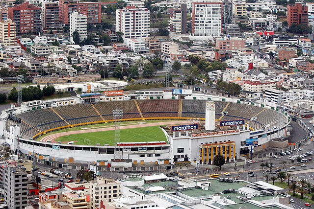 Aerial view of the stadium in 2017