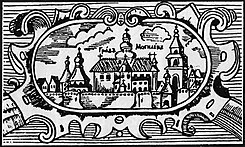 Магілёўскі замак. В. Вашчанка, 1702 г.
