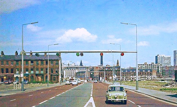 Upper Brook Street in 1966