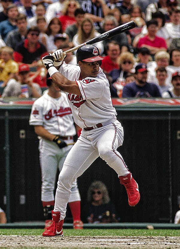Ramirez bats in 1996