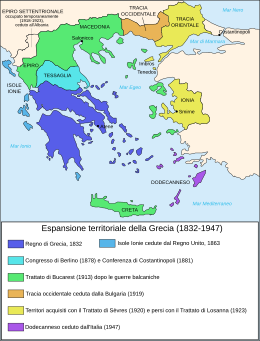 Regno di Grecia - Mappa