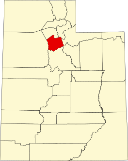 Map of Utah highlighting Salt Lake County.svg