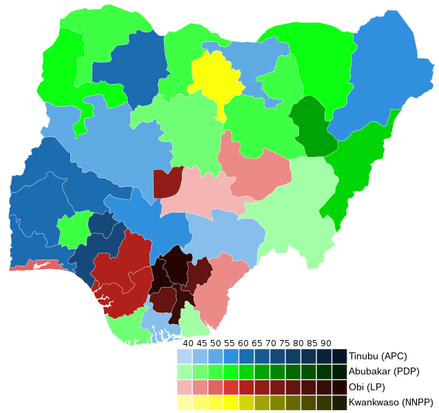 File:Map of the 2023 Nigerian presidential election.svg