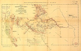 Az Etiópia és a brit Kelet-Afrika közötti határvonal (1902-1903).