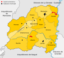 Mapa Diecezja Libano-Honda.svg