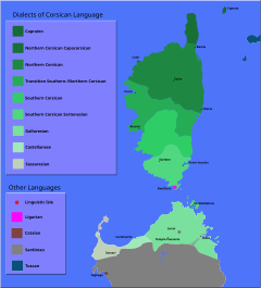 (in Italian) Sassarese compared to Corsican dialects.