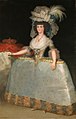 1789 Español: Reina María Luisa con tontillo