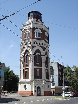 Водонапорная башня (город Мариуполь, Донецкая обл.): карта, фото, описание