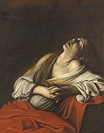 Maria Madalena em Êxtase, atribuída a Caravaggio (1606)