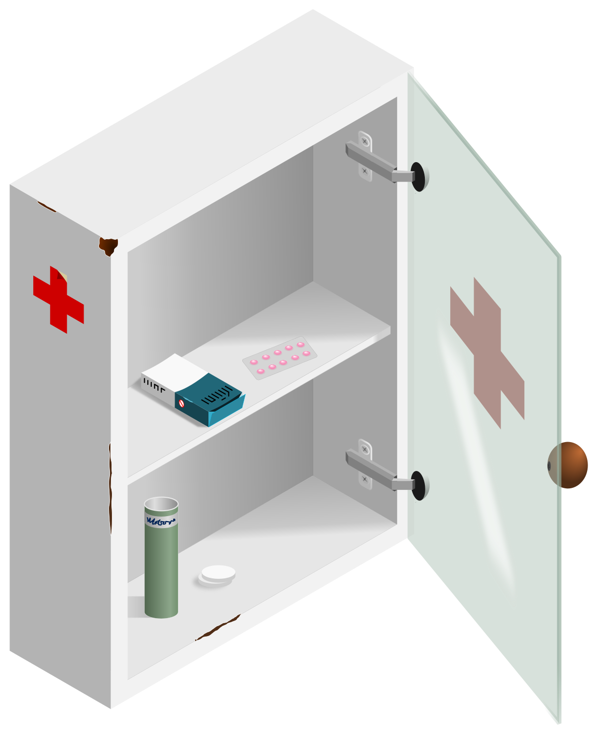 Medication Cabinet: Lockable