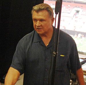 Alumnus Mike Ditka is a Hall of Fame tight end...