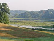 Valparaiso Moraine at Mink Lake, north of Valparaiso, Indiana Mink Lake Valparaiso Indiana 22.jpg