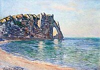 Cliff of Aval and the Porte d'Aiguille Monet w1014.jpg