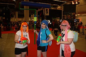 Cosplayers portraying Inklings at Montreal Comiccon 2015